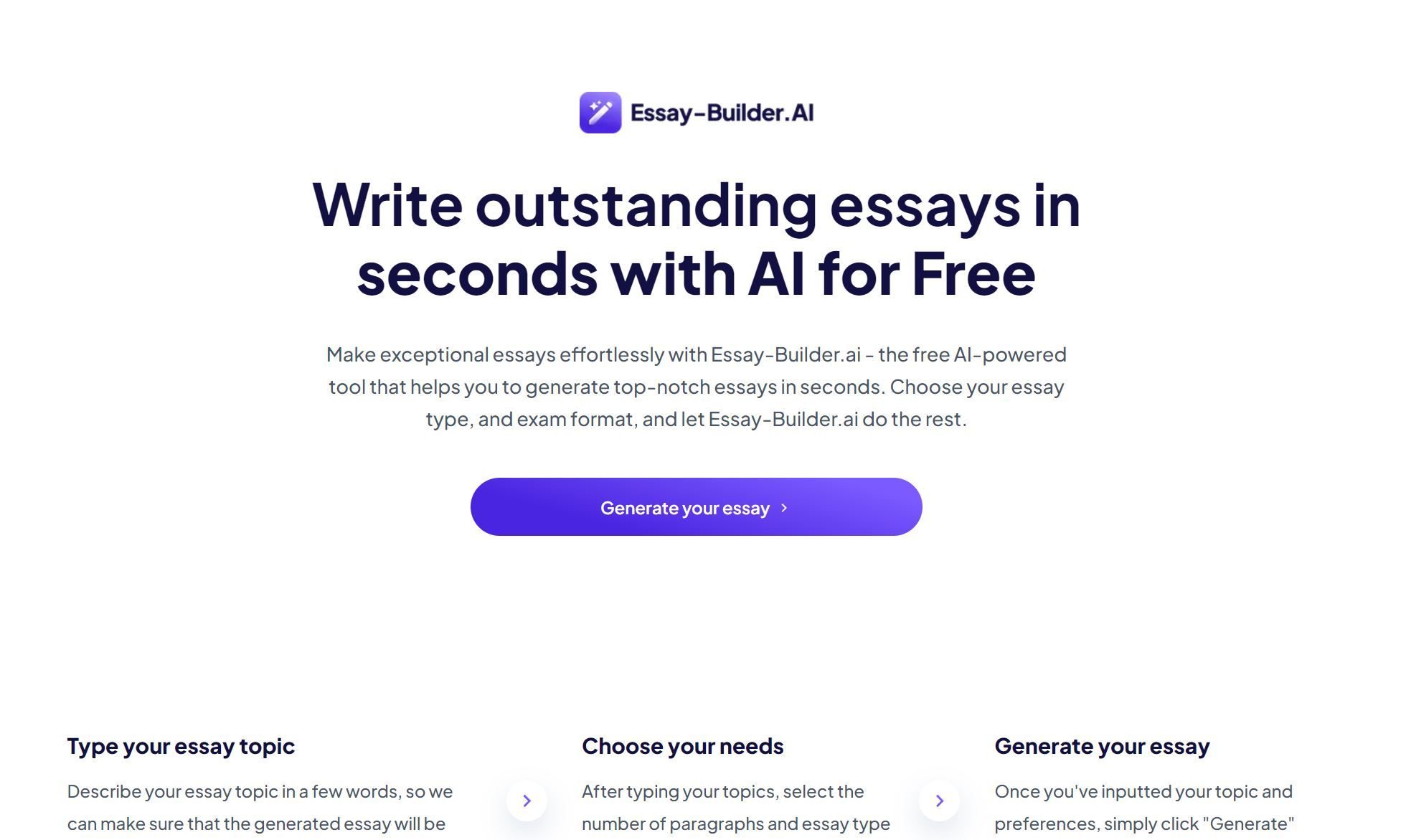 essay builder free